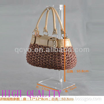 shenzhen acrylic elegant bag hanger display